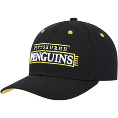 NHL Pittsburgh Penguins Mitchell & Ness LOFI Pro Snapback Hat - Black