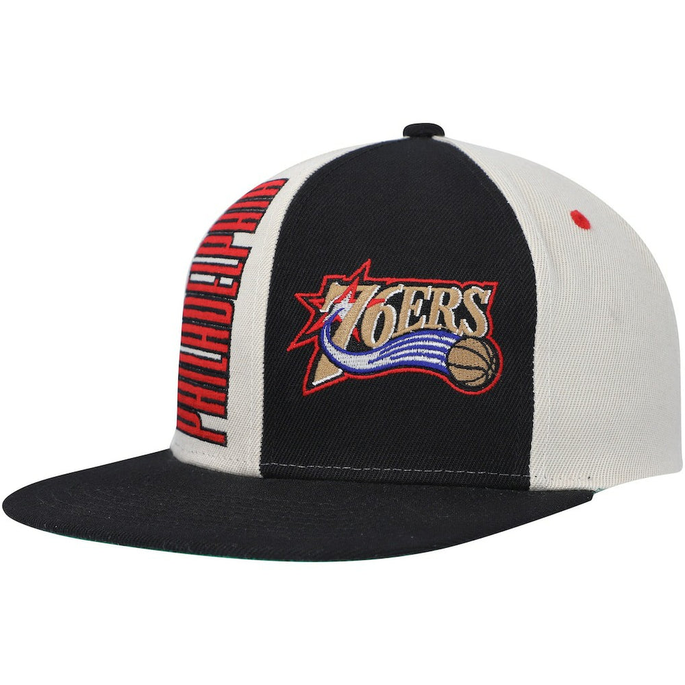 Philadelphia 76ers Hardwood Classics Pop Snapback Hat Cream
