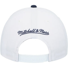 Dallas Mavericks Hardwood Classics Core 2-Tone 2.0 Pro Snapback Hat White/Navy