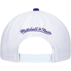 Milwaukee Bucks Hardwood Classics Core 2-Tone 2.0 Pro Snapback Hat White/Purple