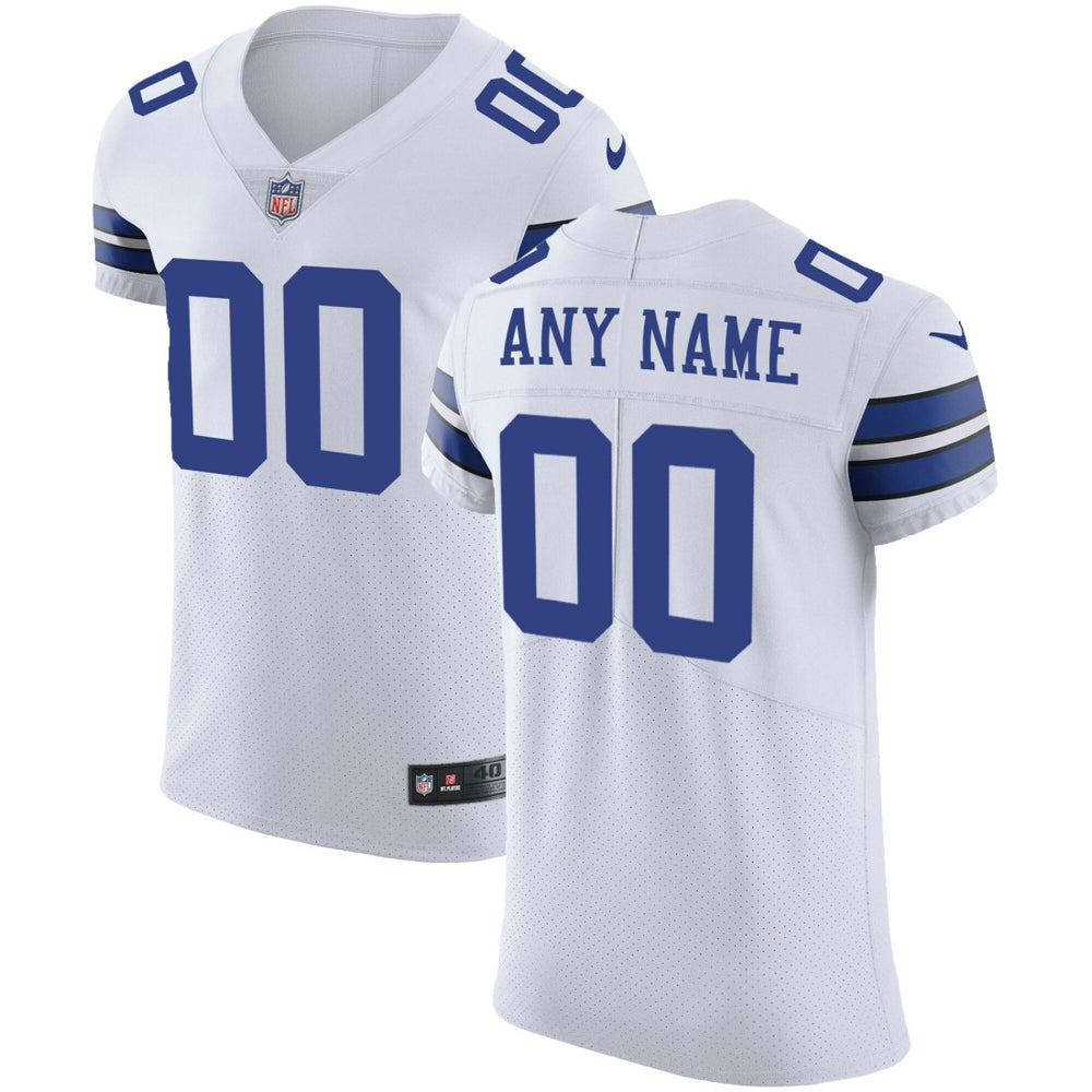 NFL Dallas Cowboys Vapor Untouchable Custom Elite Jersey - White
