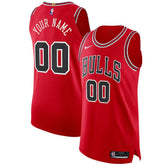 NBA Chicago Bulls Authentic Custom Jersey Red sale - Icon Edition