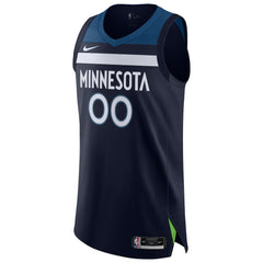 NBA Minnesota Timberwolves Authentic Custom Jersey Navy - Icon Edition