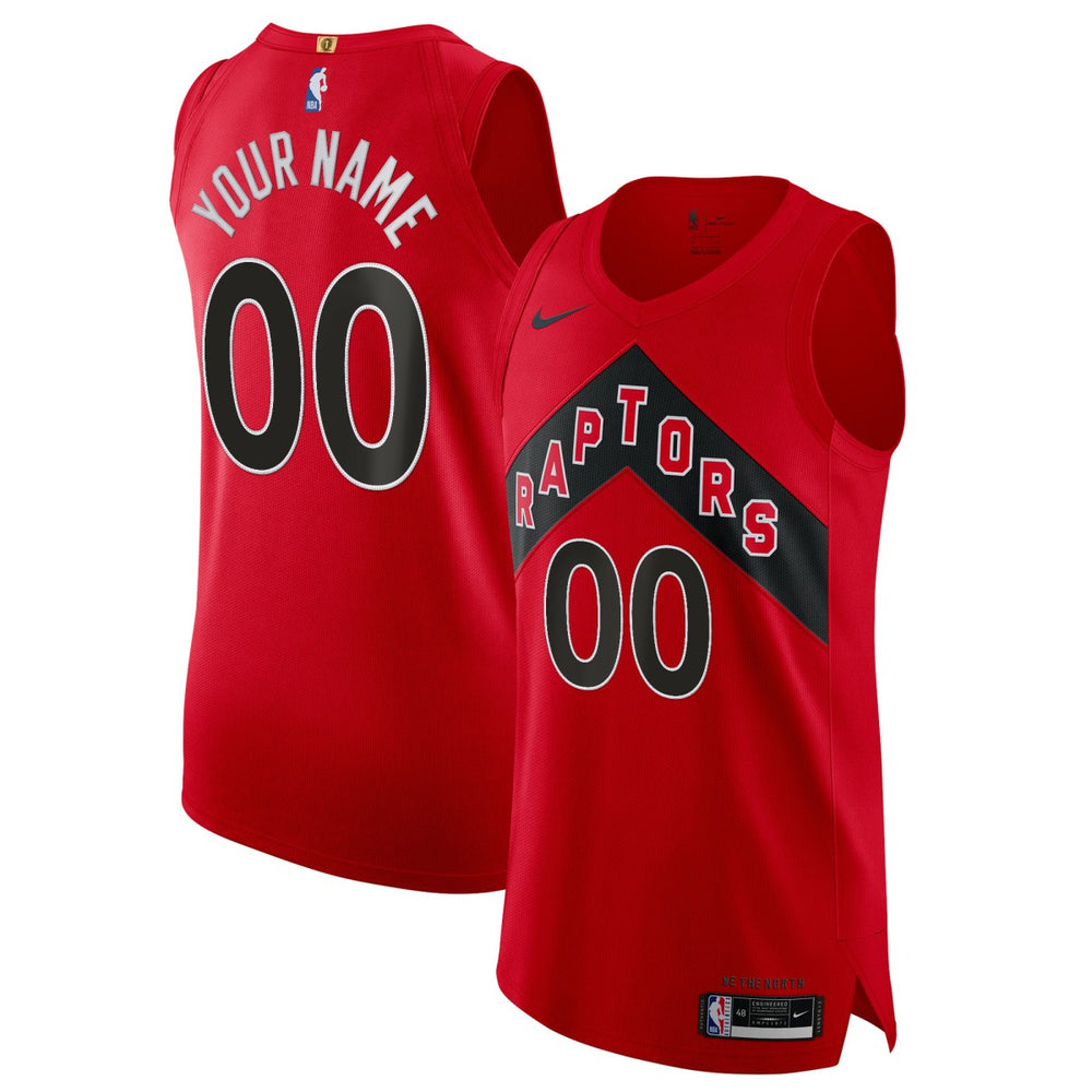 Toronto Raptors 2020/21 Authentic Custom Jersey Red Icon Edition