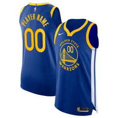 NBA Golden State Warriors 2020/21 Authentic Custom Jersey Blue sale - Icon Edition