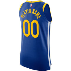 NBA Golden State Warriors 2020/21 Authentic Custom Jersey Blue sale - Icon Edition