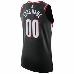 NBA Portland Trail Blazers 2020/21 Authentic Custom Jersey Black - Icon Edition