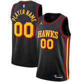 NBA Atlanta Hawks Jordan Brand Swingman Custom Jersey - Statement Edition - Black outlet