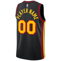 NBA Atlanta Hawks Jordan Brand Swingman Custom Jersey - Statement Edition - Black outlet