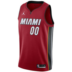 NBA Miami Heat Jordan Brand Swingman Custom Jersey - Statement Edition - Red cheap