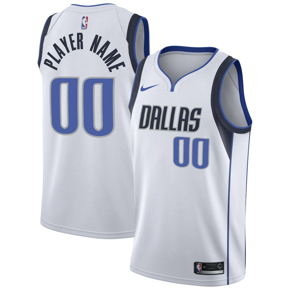 NBA Dallas Mavericks 2020/21 Swingman Custom Jersey sale - Association Editi- White