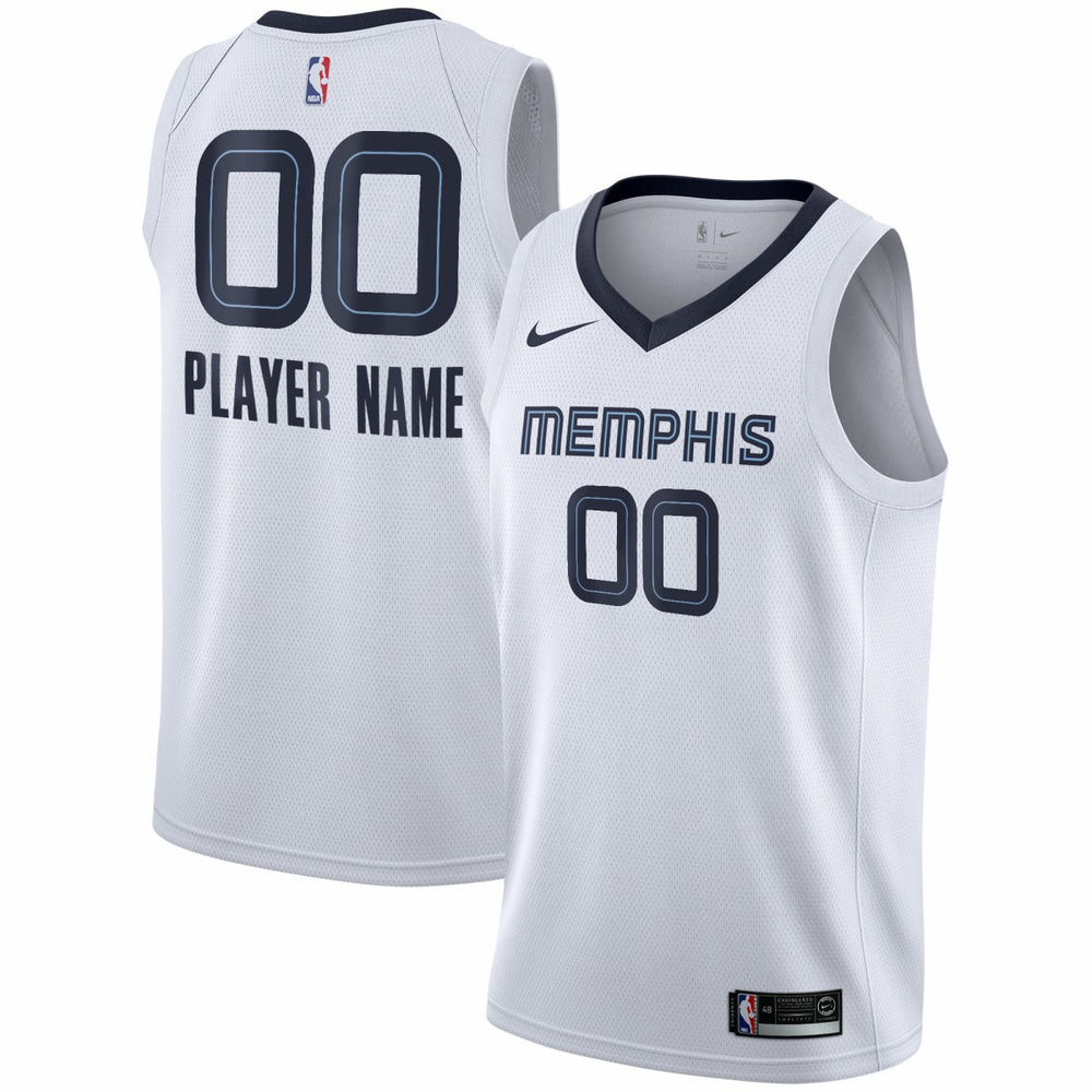 NBA Memphis Grizzlies 2020/21 Swingman Custom Jersey - Association Edition - White