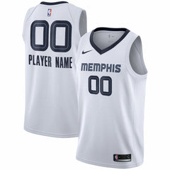 NBA Memphis Grizzlies 2020/21 Swingman Custom Jersey - Association Edition - White