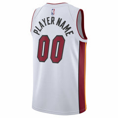 Miami Heat 2020/21 Swingman Custom Jersey Association Edition White