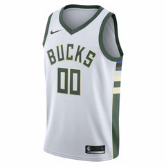 NBA Milwaukee Bucks 2020/21 Swingman Custom Jersey - Association Edition - White