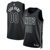 NBA Brooklyn Nets Jordan Brand Unisex 2022/23 Swingman Custom Jersey - Statement Edition - Black shop