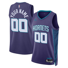 NBA Charlotte Hornets Jordan Brand Unisex 2022/23 Swingman Custom Jersey - Statement Edition - Teal outlet