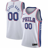 Philadelphia 76ers 2020/21 Swingman Custom Jersey Association Edition White