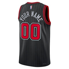 NBA Chicago Bulls Jordan Brand Unisex 2022/23 Swingman Custom Jersey sale - Statement Editi- Black for sale