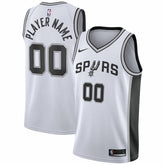 San Antonio Spurs 2020/21 Swingman Custom Jersey Association Edition White