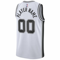 NBA San Antonio Spurs 2020/21 Swingman Custom Jersey - Association Edition - White