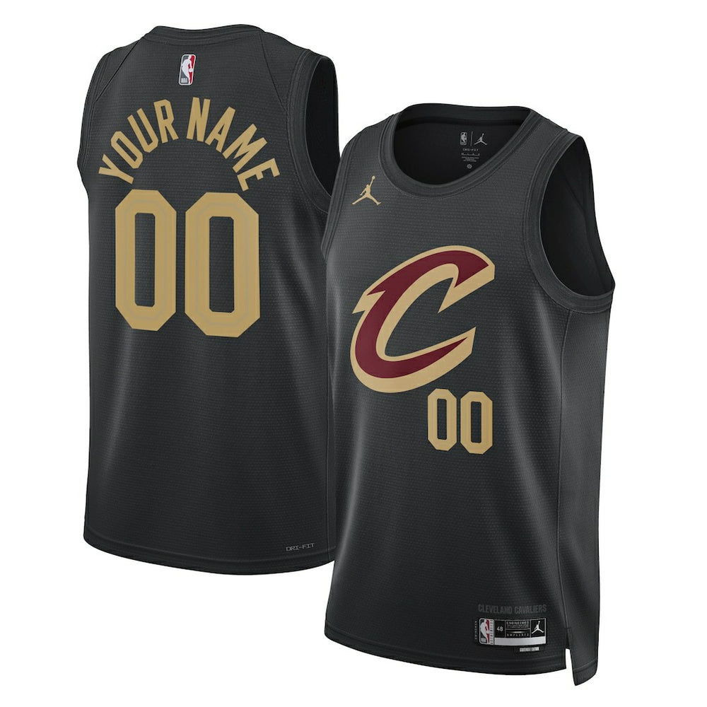 NBA Cleveland Cavaliers Jordan Brand Unisex 2022/23 Swingman Custom Jersey sale - Statement Editi- Black shop