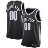 Brooklyn Nets 2020/21 Swingman Custom Jersey Icon Edition Black
