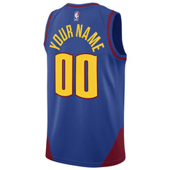 NBA Denver Nuggets Jordan Brand Unisex 2022/23 Swingman Custom Jersey sale - Statement Editi- Blue cheap