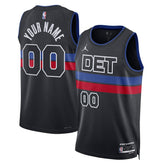 NBA Detroit Pistons Jordan Brand Unisex 2022/23 Swingman Custom Jersey sale - Statement Editi- Blue for sale