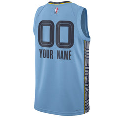 NBA Memphis Grizzlies Jordan Brand Unisex 2022/23 Swingman Custom Jersey - Statement Edition - Blue sale