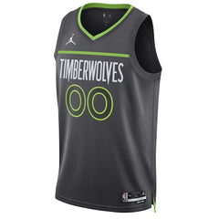 NBA Minnesota Timberwolves Jordan Brand Unisex 2022/23 Swingman Custom Jersey - Statement Edition - Black outlet