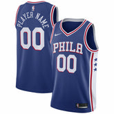 NBA Philadelphia 76ers 2020/21 Swingman Custom Jersey - Icon Edition - Royal