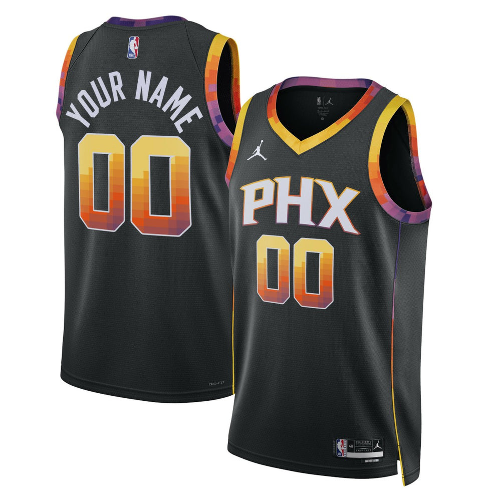 NBA Phoenix Suns Jordan Brand Unisex 2022/23 Swingman Custom Jersey - Statement Edition - Black discount
