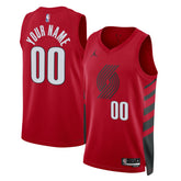 Portland Trail Blazers Jordan Brand Unisex 2022/23 Swingman Custom Jersey Statement Edition Red