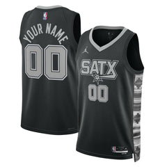 NBA San Antonio Spurs Jordan Brand Unisex 2022/23 Swingman Custom Jersey - Statement Edition - Black online