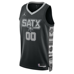 NBA San Antonio Spurs Jordan Brand Unisex 2022/23 Swingman Custom Jersey - Statement Edition - Black online