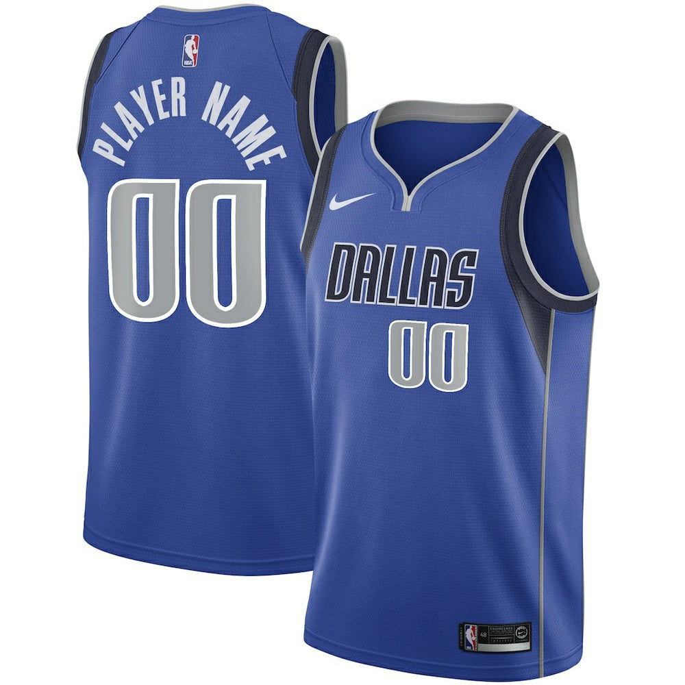NBA Dallas Mavericks Swingman Custom Jersey Blue sale - Icon Edition
