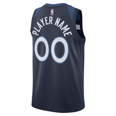 NBA Minnesota Timberwolves Swingman Custom Jersey Navy - Icon Edition
