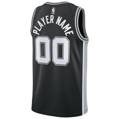 NBA San Antonio Spurs Swingman Custom Jersey Black - Icon Edition