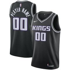 NBA Sacramento Kings Swingman Custom Jersey Black - Statement Edition