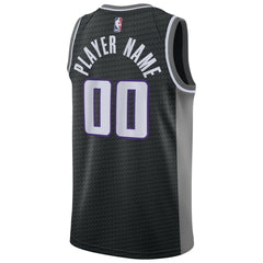 NBA Sacramento Kings Swingman Custom Jersey Black - Statement Edition
