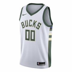 NBA Milwaukee Bucks Swingman Custom Jersey White - Association Edition