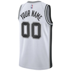 NBA San Antonio Spurs Custom Swingman Jersey White - Association Edition