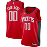 NBA Houston Rockets Custom Swingman Jersey - Icon Edition - Red