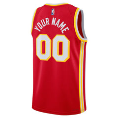 NBA Atlanta Hawks Unisex Swingman Custom Jersey Red - Icon Edition