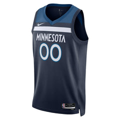NBA Minnesota Timberwolves Unisex Swingman Custom Jersey Navy - Icon Edition