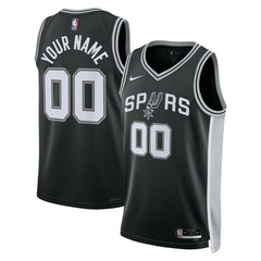 NBA San Antonio Spurs Unisex Swingman Custom Jersey Black - Icon Edition