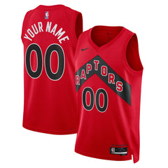 Toronto Raptors Unisex Swingman Custom Jersey Red Icon Edition