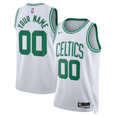 NBA Boston Celtics Unisex Swingman Custom Jersey White - Association Edition
