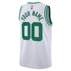 NBA Boston Celtics Unisex Swingman Custom Jersey White - Association Edition